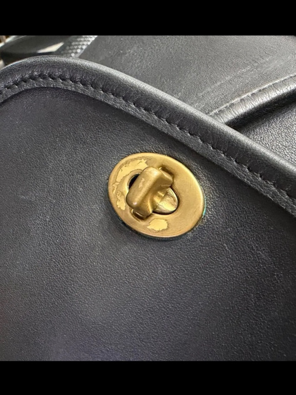 Coach Vintage Mini Leather Backpack in Black - Picture 3 of 8